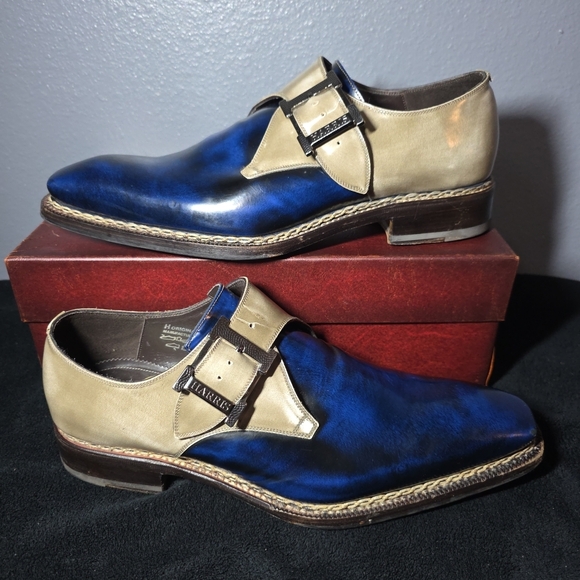 Blue and Tan Men\'s Oxfords main image 6